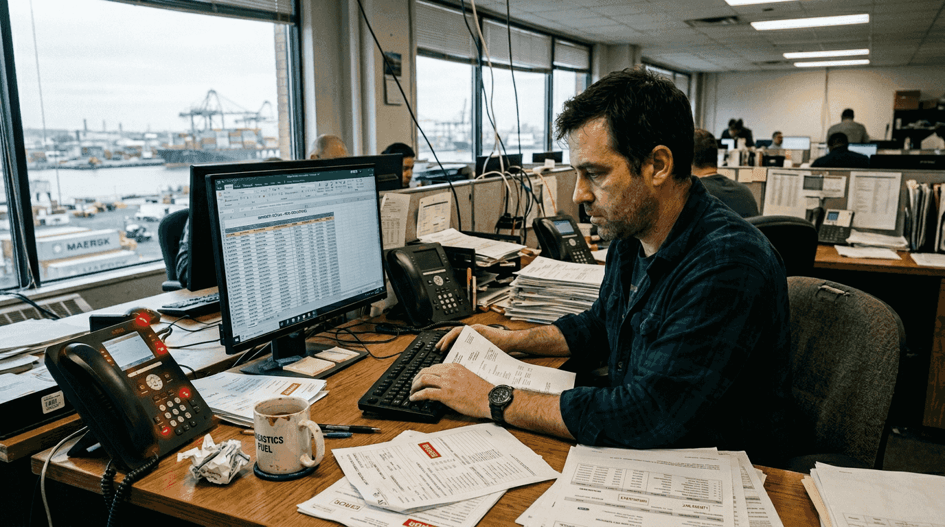 Manual data entry hazards in freight forwarding (2026)